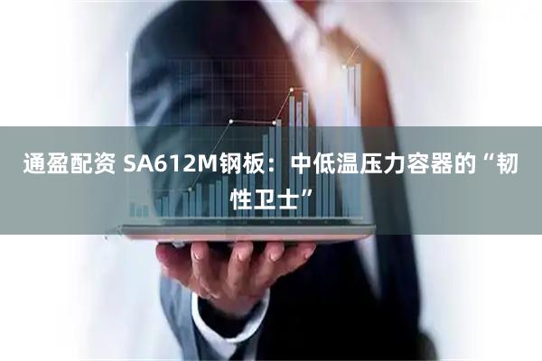 通盈配资 SA612M钢板：中低温压力容器的“韧性卫士”