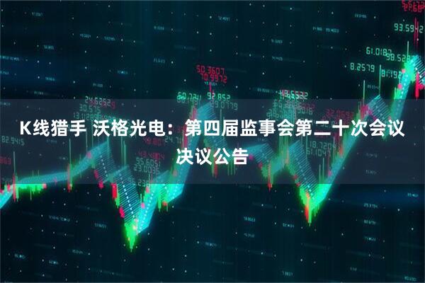 K线猎手 沃格光电：第四届监事会第二十次会议决议公告